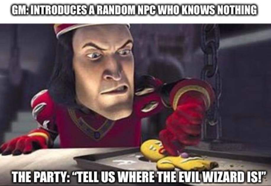 FlashFantasy's tweet photo. When the party decides that an insignificant detail given by the GM is a vital piece of the campaign, it can lead to moments that are hilarious, infuriating, and everything in between. What are some of your groups best red-herring moments?
#dnd #ttrpg https://t.co/aop0ZDWh4E