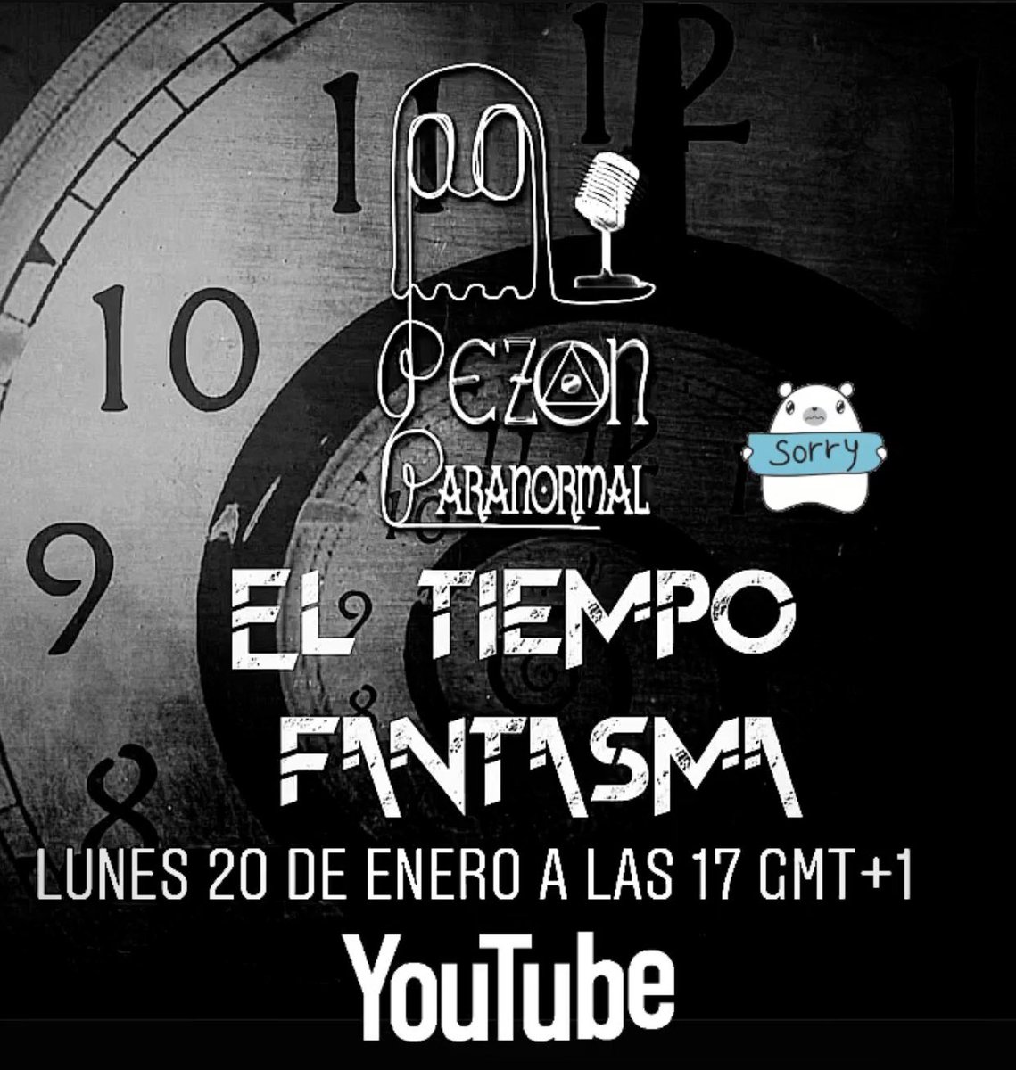 Pezonparanormal's tweet photo. Debido a que el temporal nos impide emitir el diferido en twitch tendréis el episodio de ayer directamente en youtube, sentimos mucho las molestias! A las 17gmt+1 tendréis el link para oírlo ! #podcast #podcastespañol #tiempo #misterio #tiempofantasma https://t.co/V9qdQ3cqPI