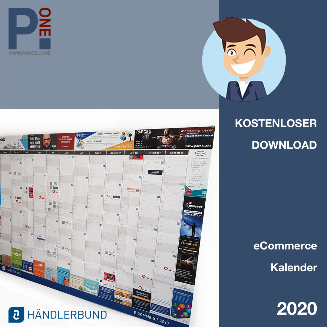 parcel_one's tweet photo. Der neue #ecommerce Kalender 2020 vom @Haendlerbund ist da! 
Download: https://t.co/UEX39zUYaU
#GoInternational #CrossBorder #parcel_one #WeLoveEcommerce #onlinehandel #ecommerce #onlineshop #MultiCariere #eLogistic https://t.co/tEvZmFTcIo
