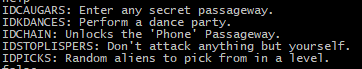My game walkthrough text generation model (now trained on over 100MB of game walkthroughs and FAQs) is making up fake Doom cheat codes none of which seem very useful