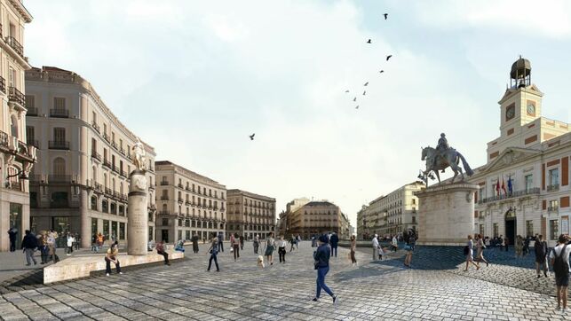 eldiarioes's tweet photo. Almeida recicla un antiguo proyecto para peatonalizar la Puerta del Sol en 2021 sin saber cuánto costará https://t.co/31wOik6pXs Por @Sofi_pm https://t.co/1icvRCXGn6