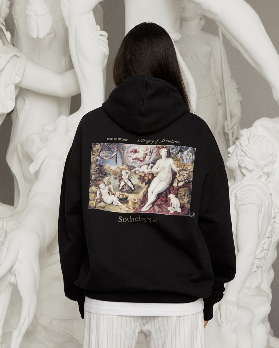 letsmuseeum's tweet photo. Streetwear meets old Masters. Must-haves or no thanks? More on the collab between @highsnobiety ♋︎ @Sothebys: https://t.co/ggZYWTx0uH https://t.co/zHBPfzIpEN