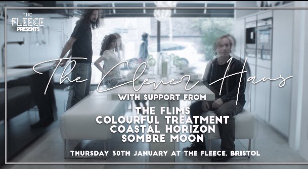 10 sleeps until we play <a href="/FleeceBristol/">The Fleece</a> 
Thurs 30/1/20 
supporting <a href="/TheCleverHansUK/">The Clever Hans</a> 
Msg us for £5  tickets before they run out!