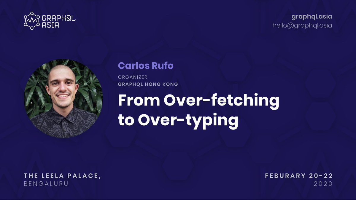 🎞 Presenting

"From Over-fetching to Over-typing" at #GraphQLAsia

A deep dive through type systems, nullability & reusability. All the lessons learned, concerns and steps to take when adding type-safety to production ready #GraphQL apps

Get your graphql.asia 🎟s!