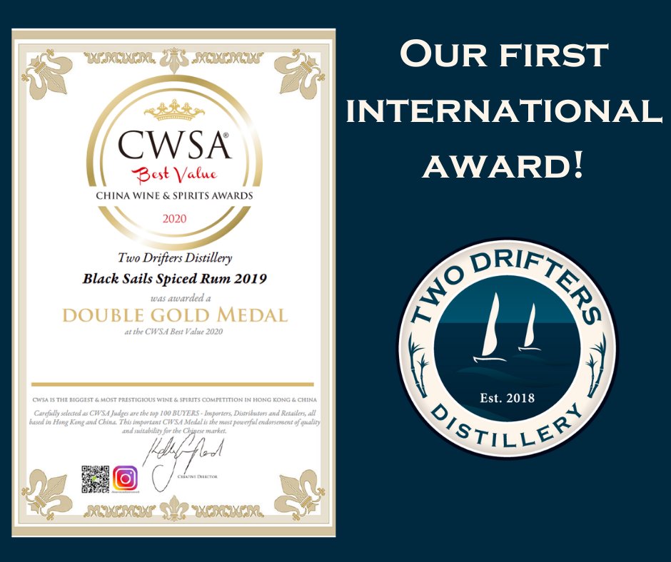 Two Drifters Distillery tweet media