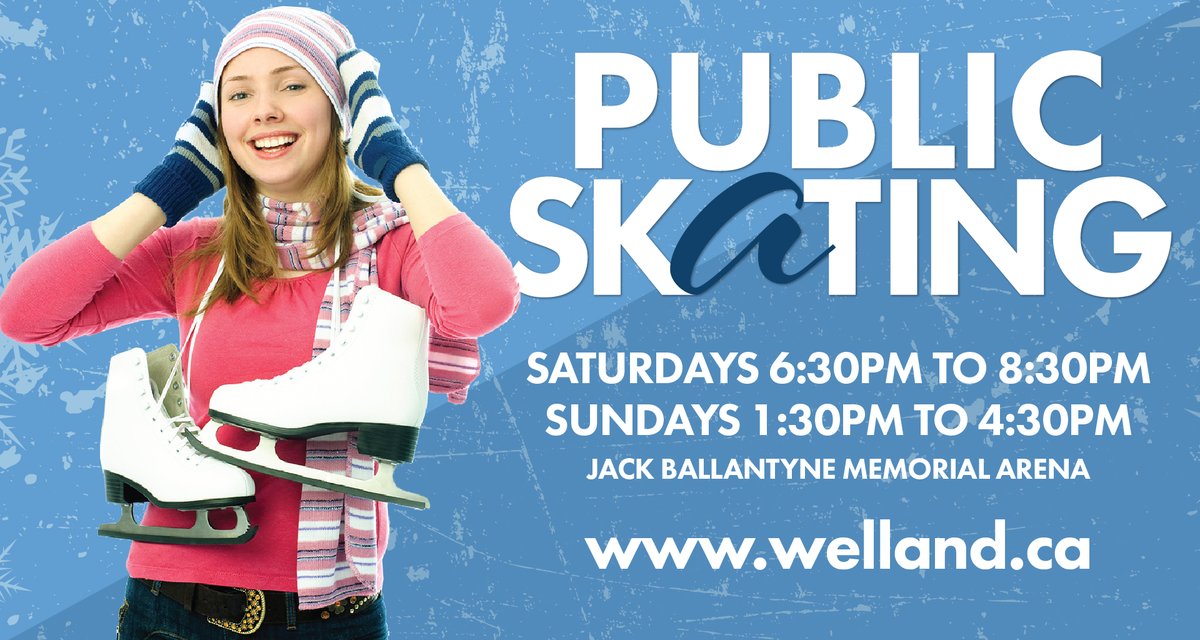 Welland's tweet photo. The weekend will be here before you know it and you'll be looking for something to do. Stay active at the arena and sharpen your skating skills. #ThingsToDoInWelland https://t.co/GeOBIT0yWU