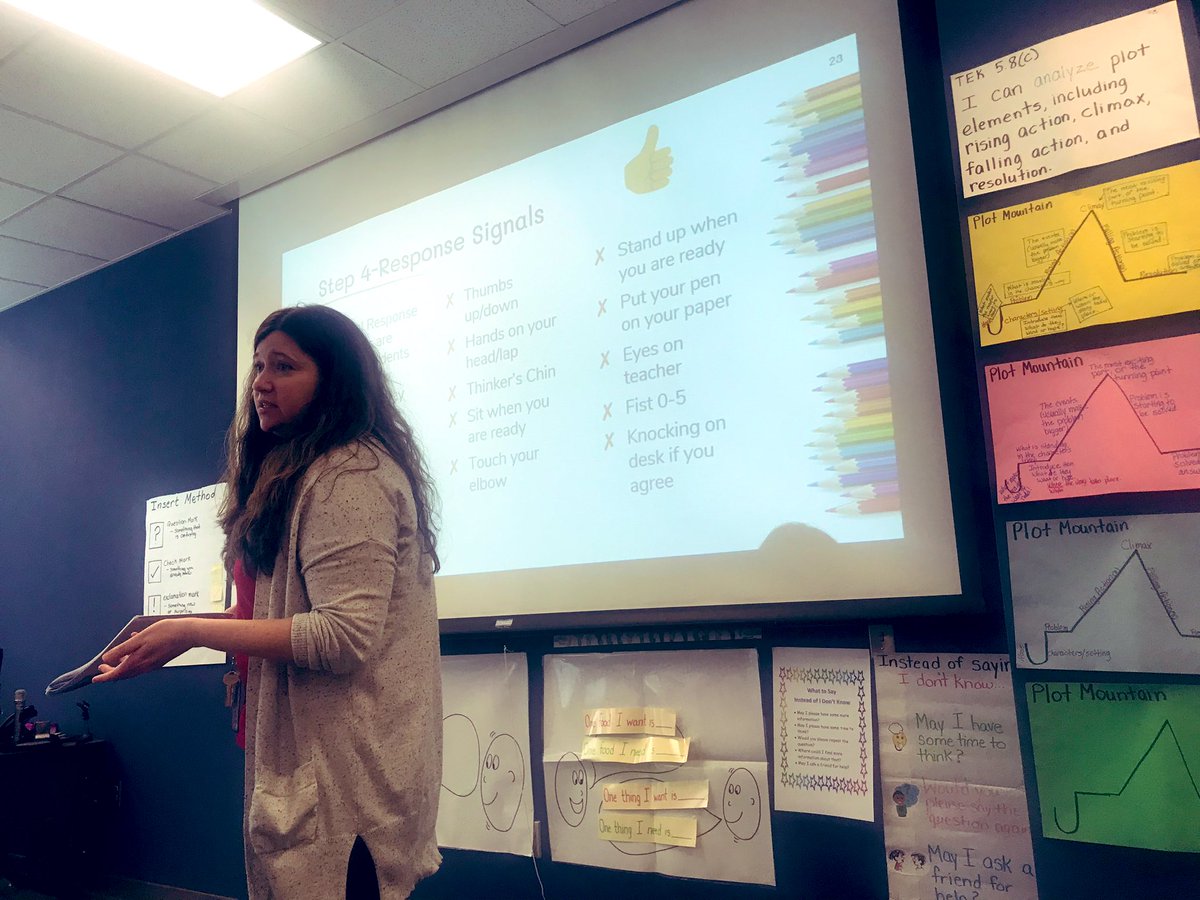 Mrs Morrow is sharing new response signals to add to our tool chests.