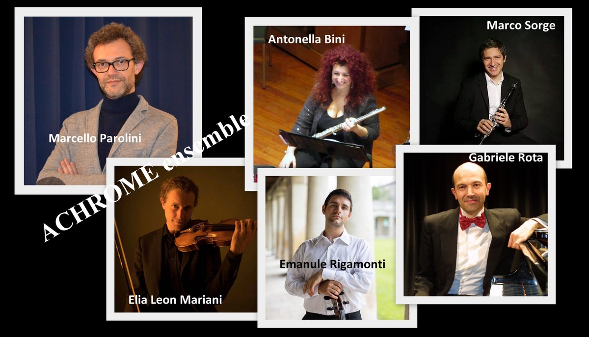 BiniAntonella's tweet photo. ACHROME ensenble vi aspetta Sabato 25 Gennaio 2020 , h. 16, per il 1° appuntamento di "...e adesso musica! - La stagione di musica contemporanea della Città di Bergamo" - 4^ edizione. 
Programma del concerto "ACHROME in America"... (segue) https://t.co/JoUve6gAcg
