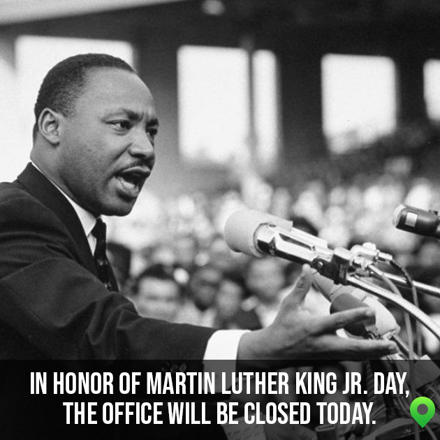 propelmedia's tweet photo. In honor of Martin Luther King, Jr., our office will be closed today, January 20th. Support responses may experience a delay - we appreciate your patience and will be back tomorrow!

#MLK #propelmedia https://t.co/efgP2qgKMH