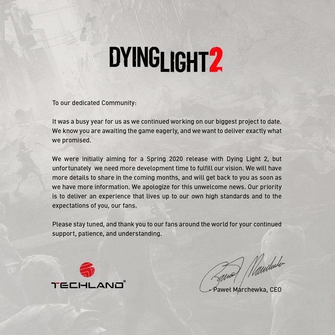 dying Light 2 release