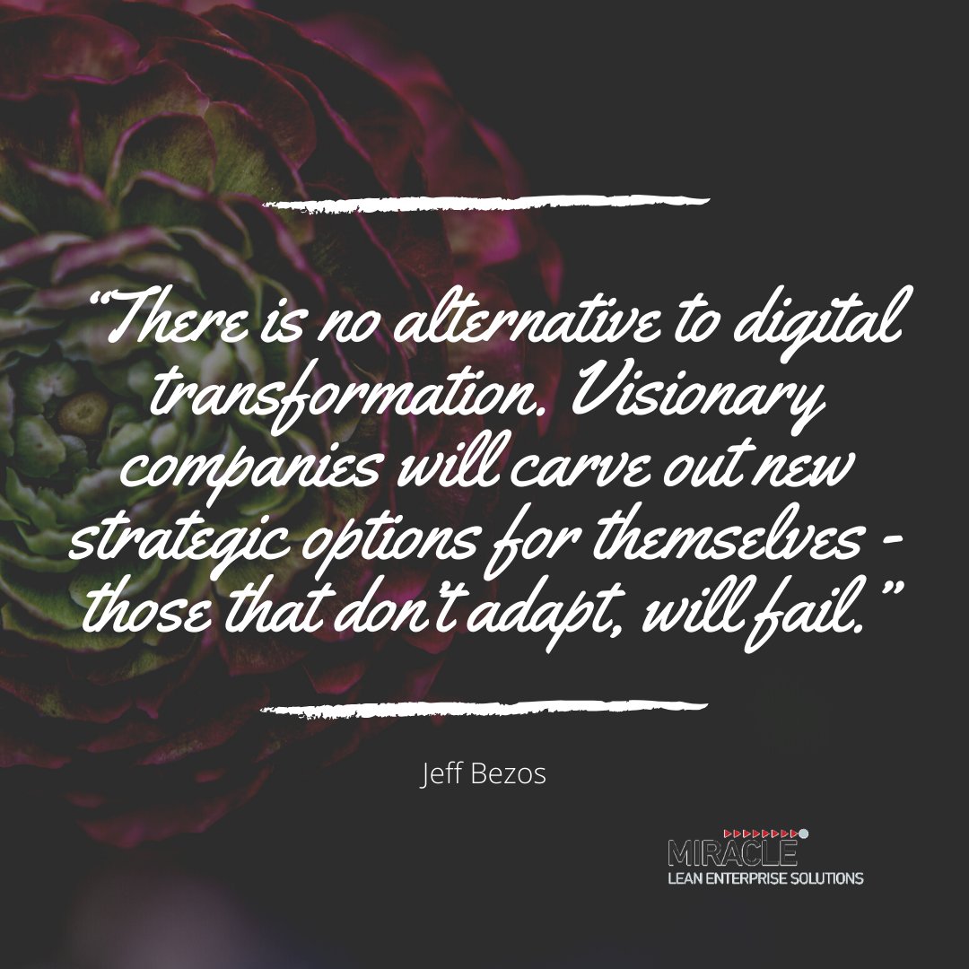 MiracleITInc's tweet photo. Our #MondayMotivation post this week is a quote by Amazon's Jeff Bezos.    At #MiracleIT we are focused on empowering businesses like yours throughout their #DigitalTransformation journey. Contact us to learn more.    #Monday #Quote #BusinessGrowth #empower https://t.co/PJJhN4BC9w