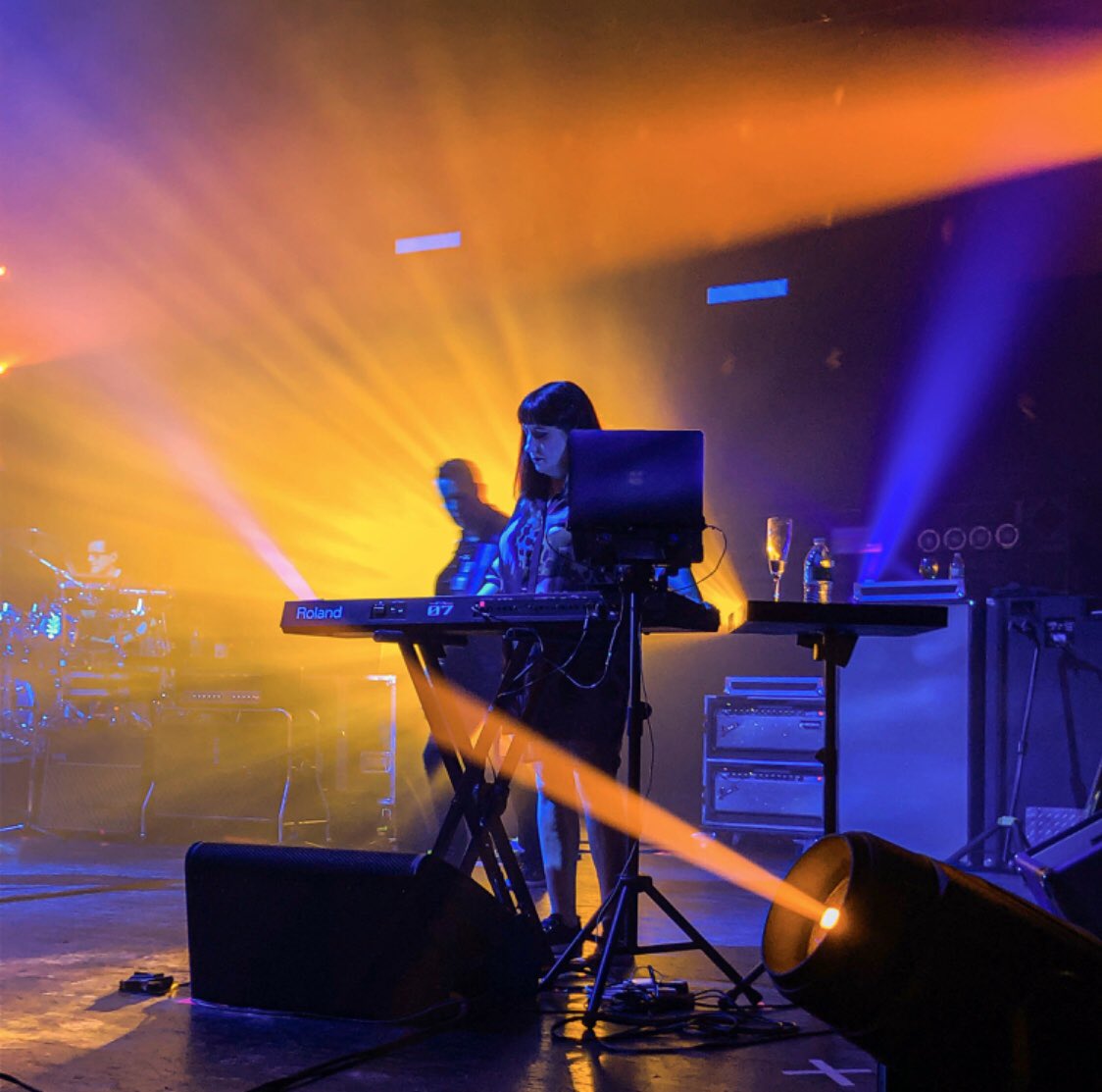 audreyjgolden's tweet photo. a few extra photos (more soon!) I snapped at the @neworder residency in Miami at the @FillmoreMB. @gillian_gilbert #NewOrder #NewOrderMiami https://t.co/XgeFcJ8Qau