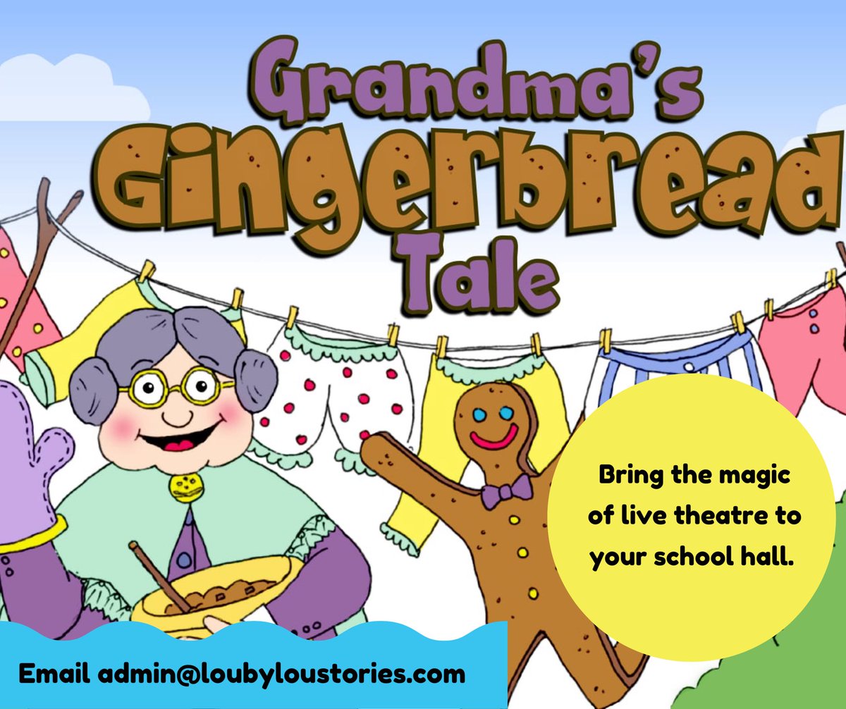 loubyloustories's tweet photo. Our 2020 schools tour of Grandma’s Gingerbread Tale has begun! Performances will be available between the following dates. 🎭

👵🏼 24th Feb - 3rd Mar
🦊 20th April - 1st May 
👵🏼 18th May - 21st May
🦊 8th Jun - 19th Jun
👵🏼 6th Jul - 17th Jul

Slots are filling quickly! 🌟 https://t.co/7sEy6IVrFt