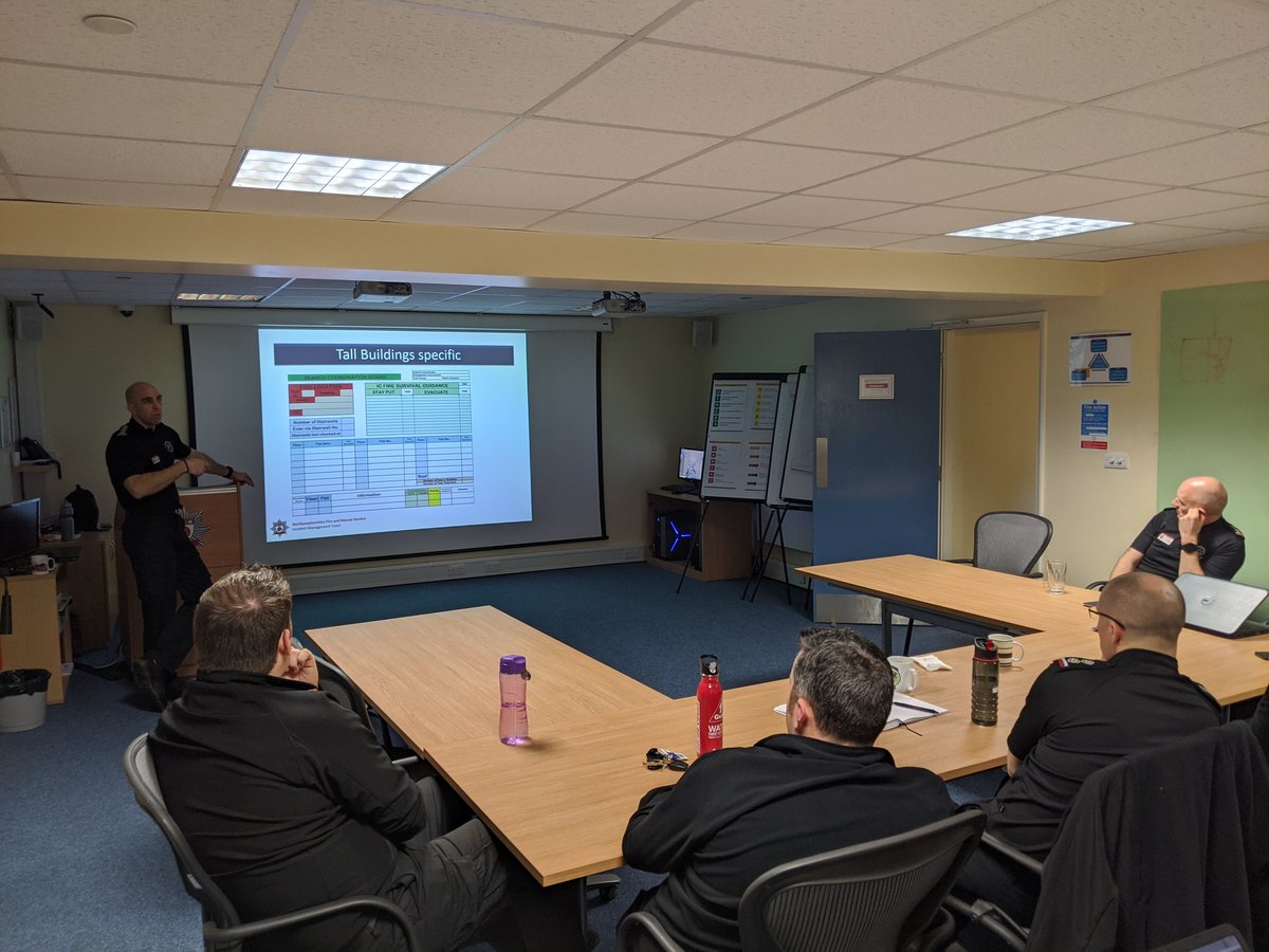 NFRSCTOA's tweet photo. Tall Buildings Input again today for another cohort of our Operational Crews.
Utilising @XVRsimulation and #NOGP to deliver essential training
@northantsfire #firefighter #fireservice #training #operationaldevelopment #opseffectiveness #incidentcommand #alwayslearning https://t.co/BysYkK1qE8