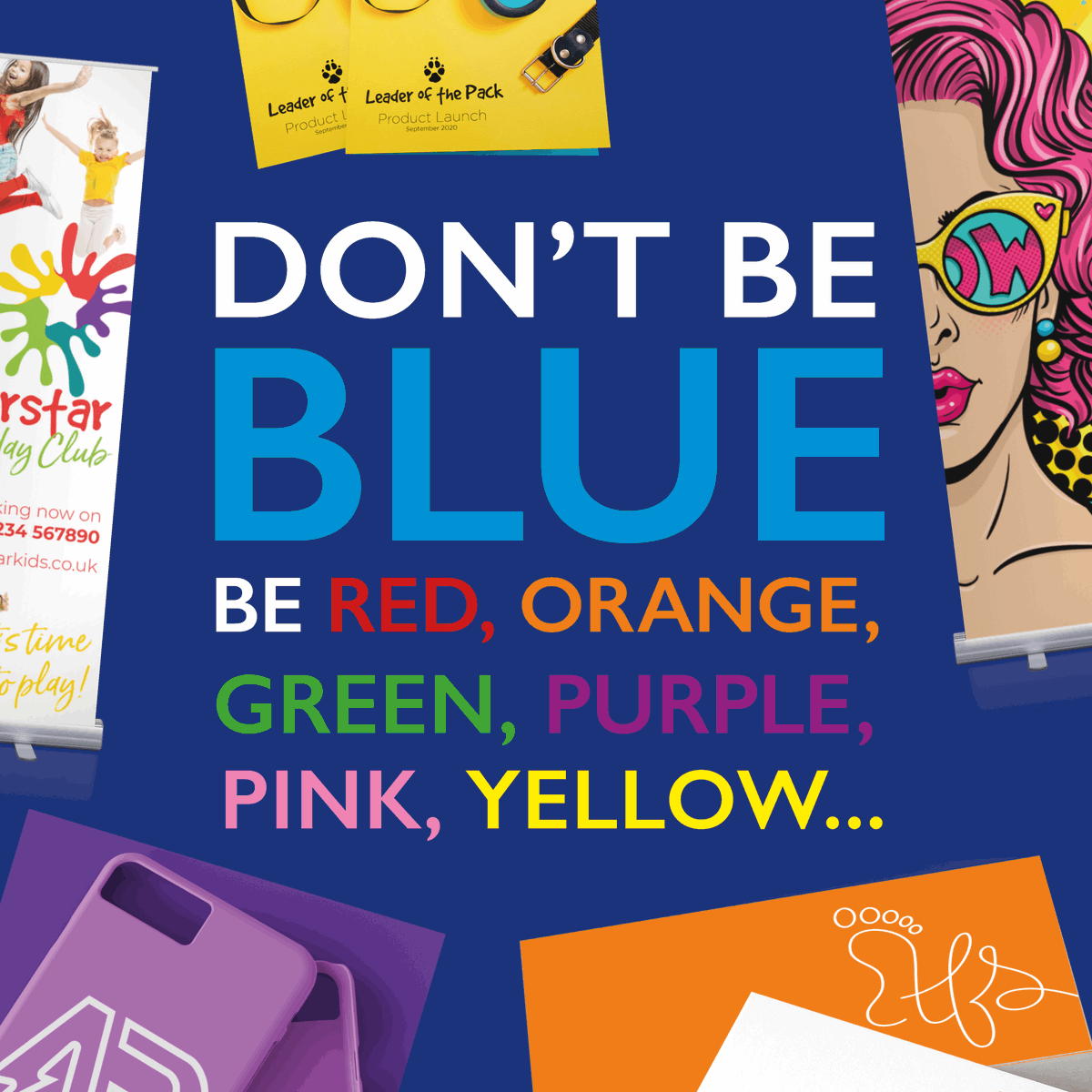 #MondayMotivation:
Be all the colours this #BlueMonday...