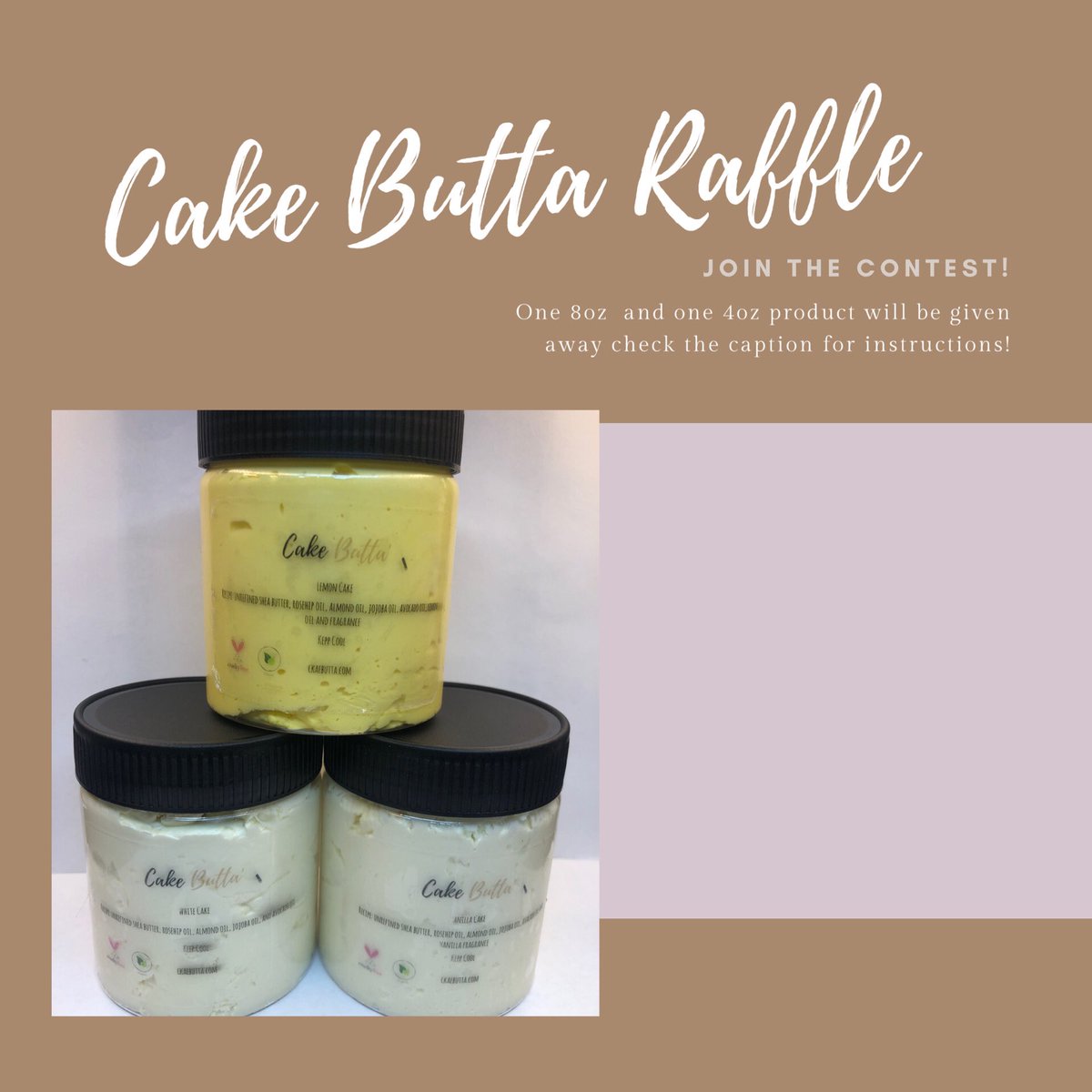 cakebutta_'s tweet photo. Hey guys! it’s #mlkday so here’s how to enter!
Option 1 cash app $1 to $palisadeslane with you ig/twitter/facebook name
OR
option 2 post a picture to your story of you doing community service! tag us and use #cakebutta
#sheabutter #shea #butter #mangobutter #blackowned https://t.co/vM9VaUROPC