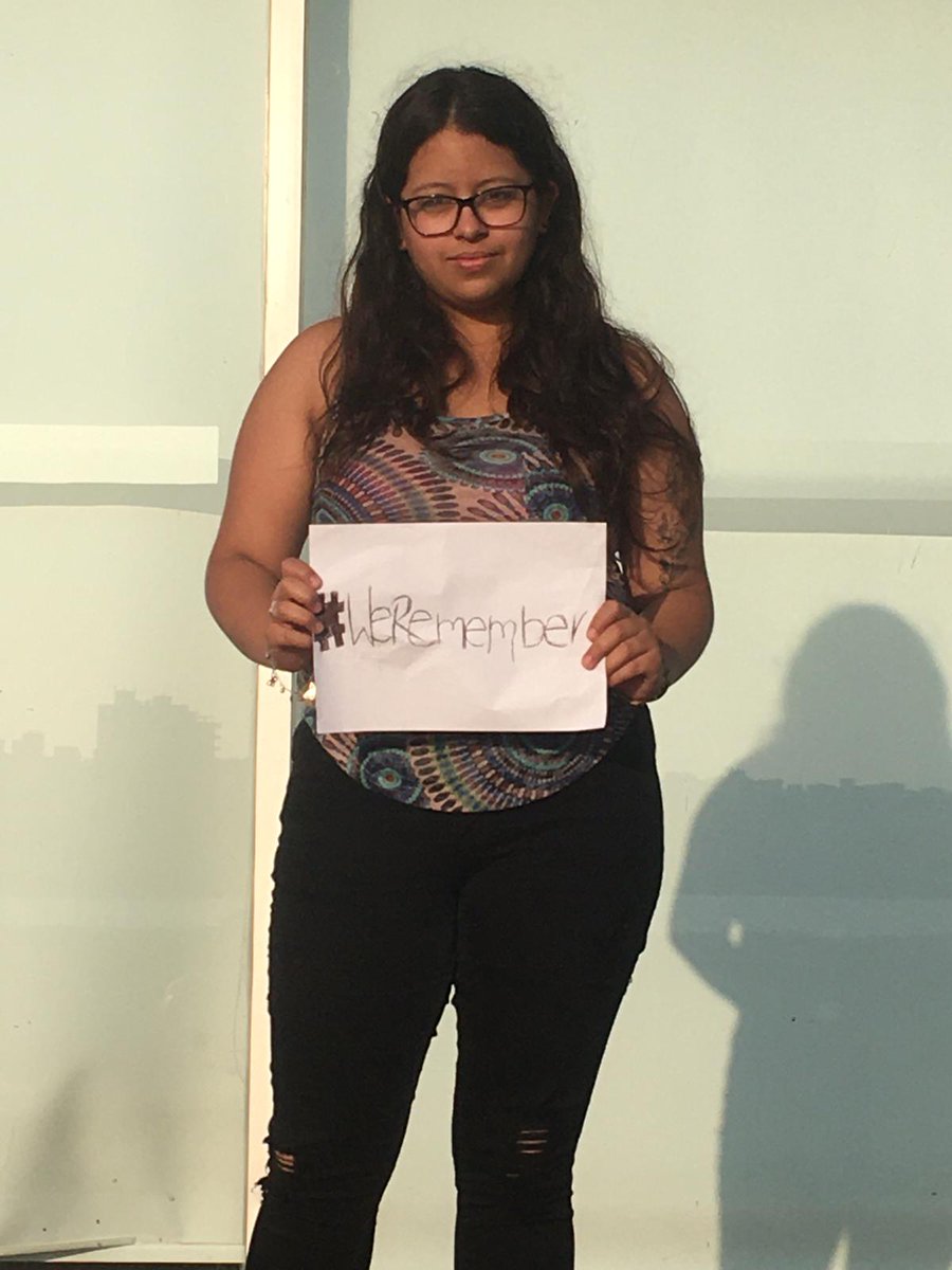 Florencia Trinidad, egresada de <a href="/Salir_Adelante/">Salir Adelante</a>  y embajadora de Proyecto Shoá desde 2016. <a href="/WorldJewishCong/">World Jewish Congress</a> <a href="/CCIUruguay/">CCIUruguay</a> #WeRemember