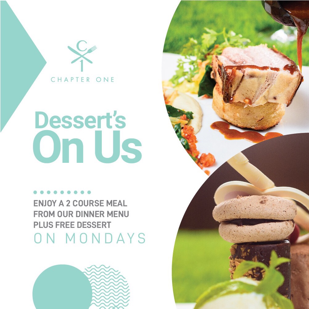 CH1Restaurant's tweet photo. Magical Monday at Chapter One... wishes do come true, or maybe some 🥰🥰🥰🥰🥰; like FREE DESSERTS 🧁🥞🍦🍰🍨🍮 https://t.co/7gIrtflFQr