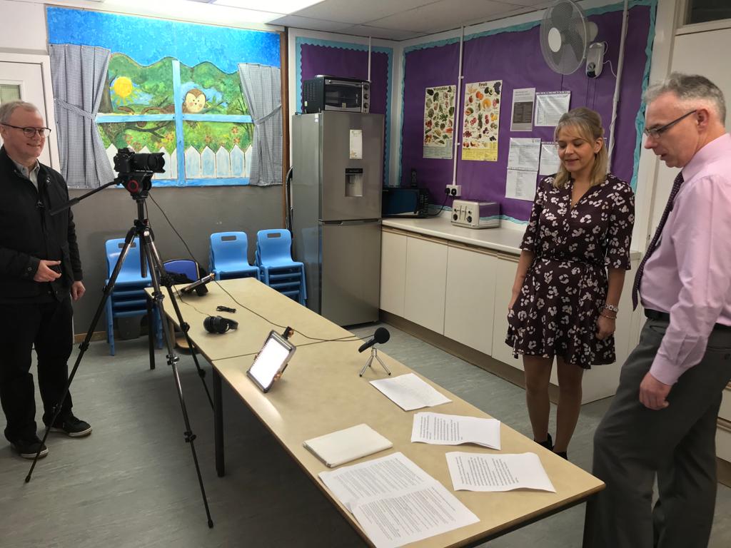 Behind the scenes with <a href="/Dingley/">Dingley's Promise</a> &amp; Co last week as we help them drum up support from potential collaborators to help fund and fit their new kitchen via a #video message appeal 🎬 #fundraising #charityvideo #cbzphoto #appealvideo #kitchenfitters #kitchen