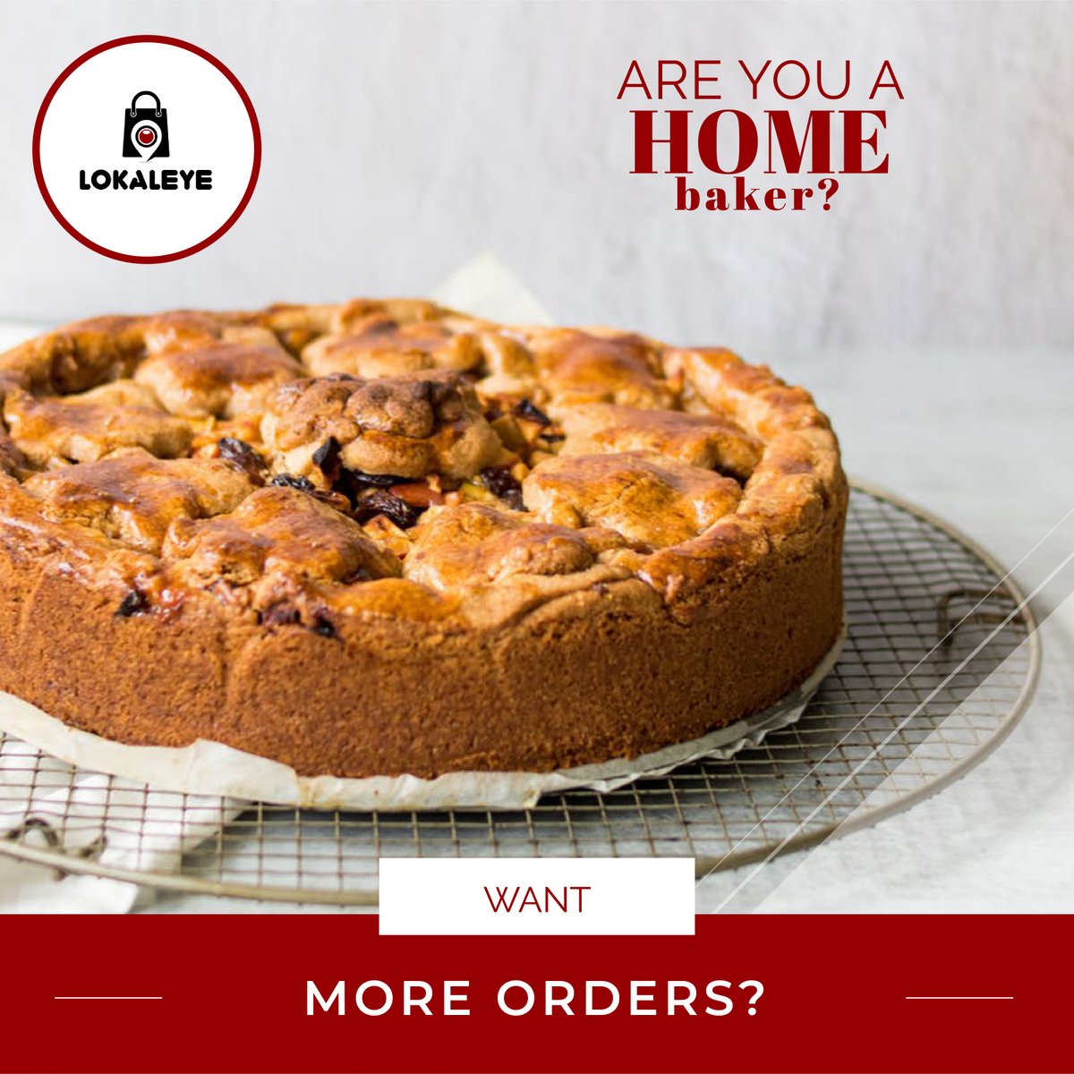 lokaleyeapp's tweet photo. Are you a home baker?
Want more orders and wanted to grow your visibility? Download Lokaleye link is in the description.

#lokaleye #furniture #thinkglobalshoplocal #searchingproducts #listyourstore #salon #bakeries #homebasedbusiness #customers #shoppingaddict #homebaker https://t.co/Meglm3MA72