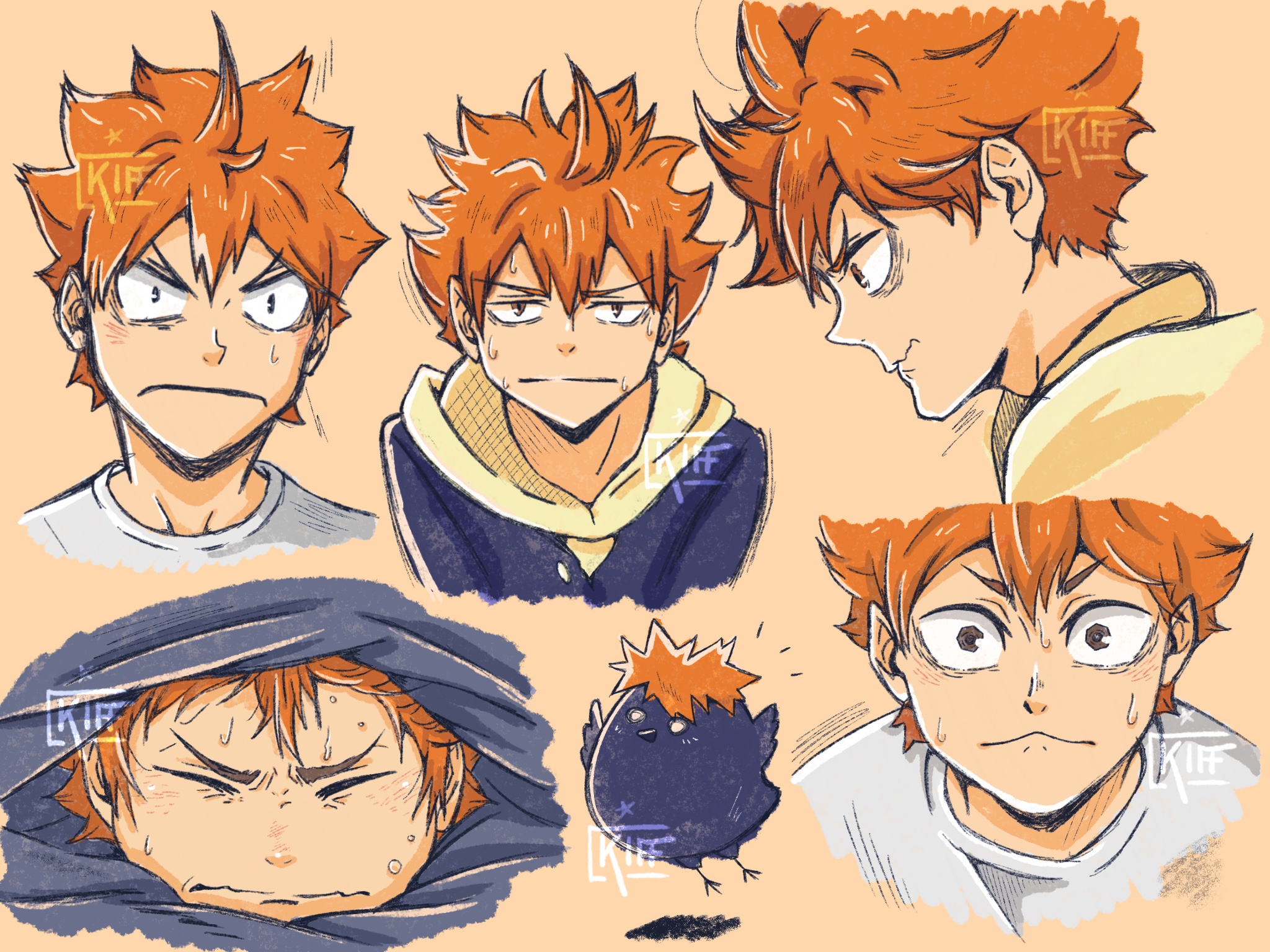 K i f f on X: Quick warm ups of Hinata from last ep🏐As always I
