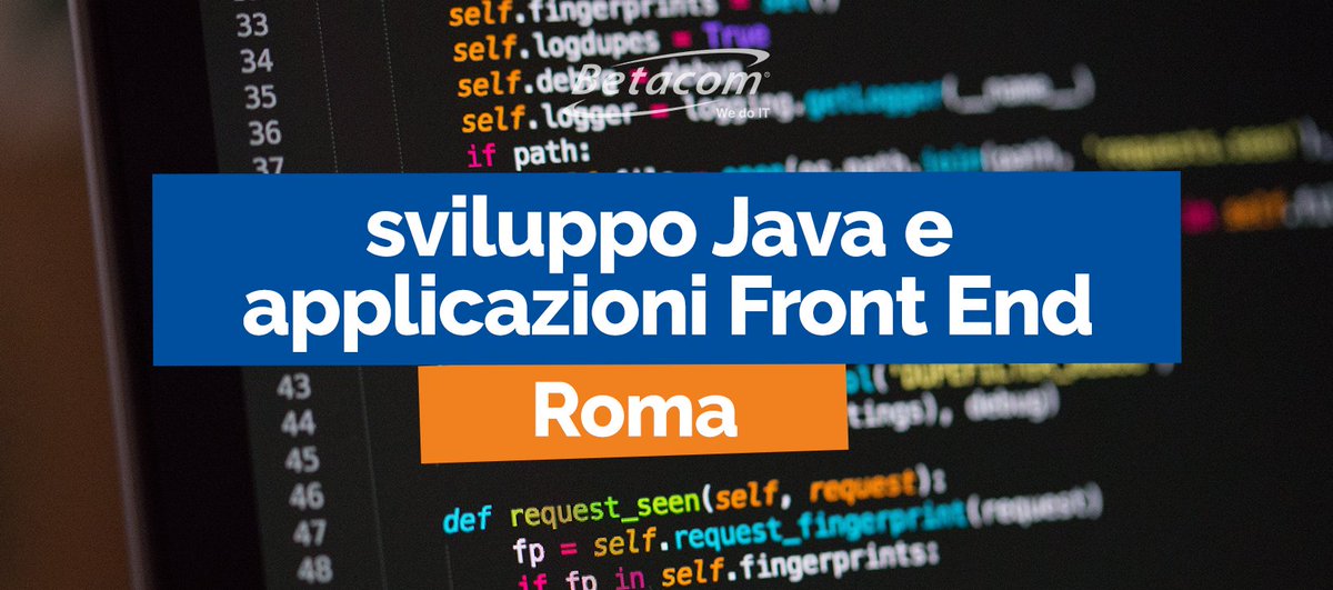 A febbraio a Roma organiziamo un corso di formazione gratuito dal titolo “Sviluppo java e applicazioni front end” con possibilità di inserimento direttamente in azienda.

Per info e candidature ➡ bit.ly/java_roma