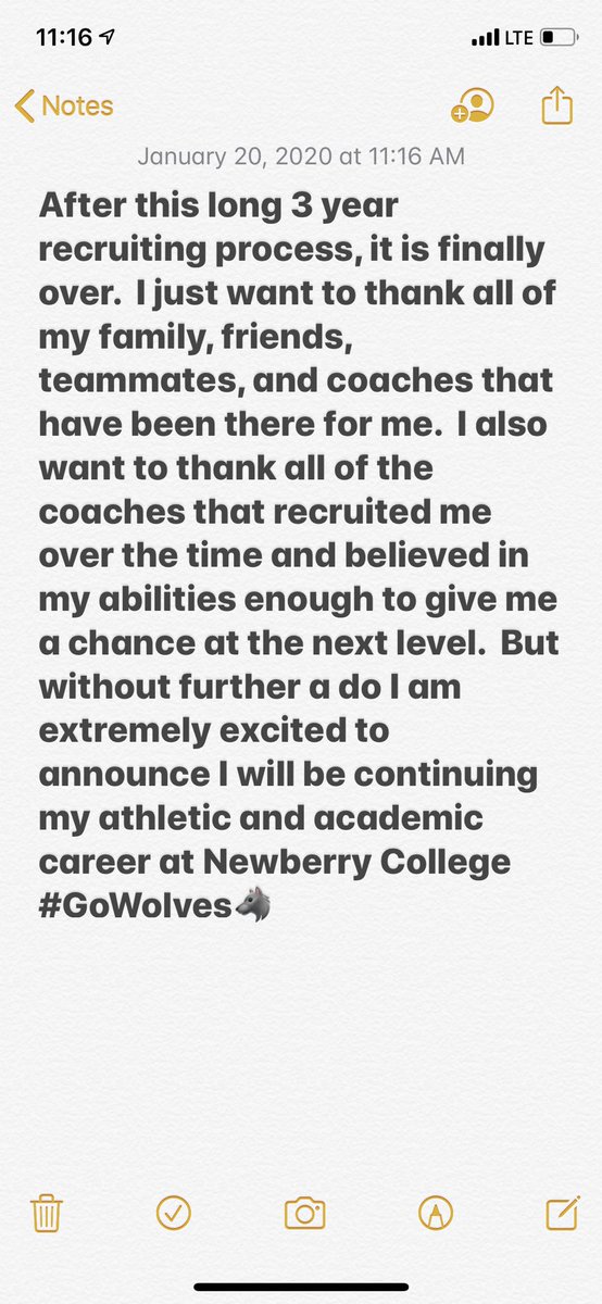 WilliamJamesBu2's tweet photo. 110% committed🐺💯 @CoachFlynn_NCFB @coachzedmunds @CoachLiljon @Newberry_FB https://t.co/WwWWiJ2f7G