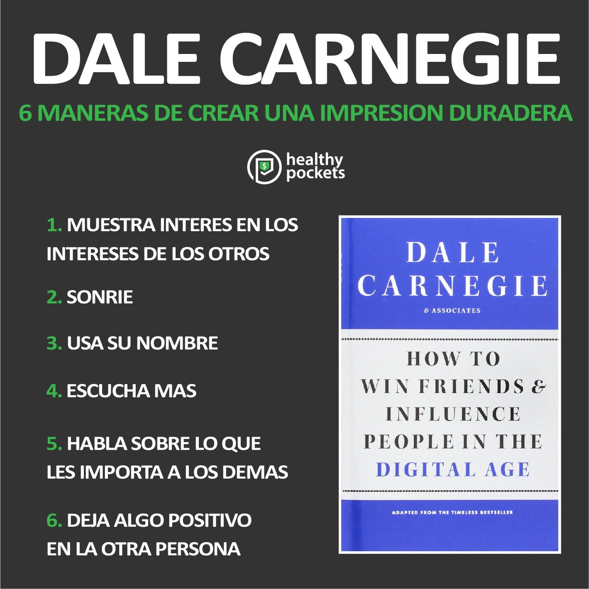 healthy_pockets's tweet photo. #dalecarnegie #howtowinfriends #influir #redessociales #libro #habito #objetivos #meta #metas #objetivo #metas2020 #consistencia #hábito #constancia #mejorinversion #healthypockets https://t.co/4T5gAtxYa5 https://t.co/jqyX3M24HW