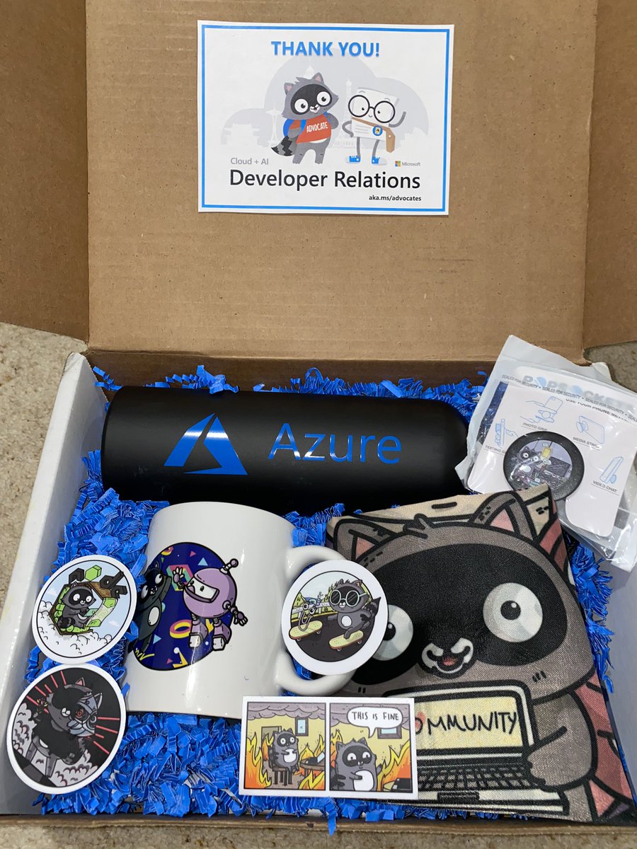 stuartleaveruk's tweet photo. It’s not every day that you get home and have a parcel from Microsoft 😀 Thank you to the @azureadvocates, #25DaysOfServerless was a fun challenge to take part in. Also, thank you to @jenlooper, @simona_cotin & @adamj89 for the other goodies. #Azure @AzureFunctions #serverless https://t.co/0YMfSNCaRn