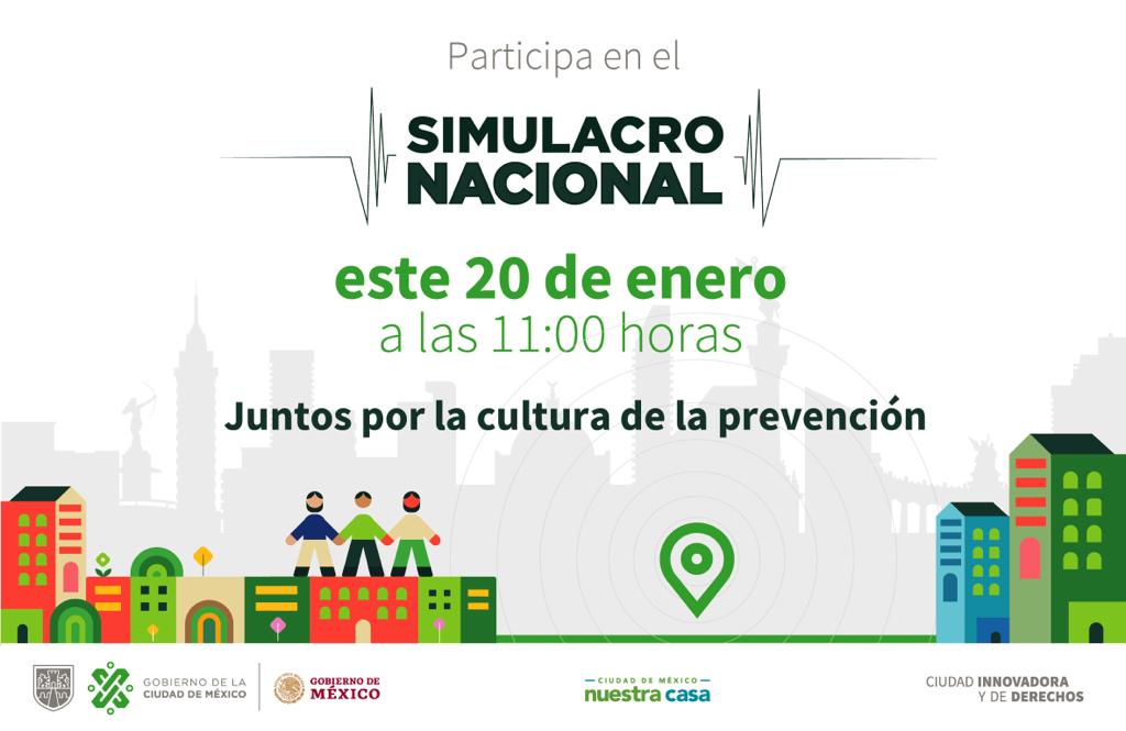 ¡Recuerda, a las 11, sonará la Alarma Sísmica! 
Para participar en la red en que los ciudadanos nos organizamos conoce Sentika 
Entra aquí: sentika.cdmx.gob.mx
#SimulacroCDMX2020