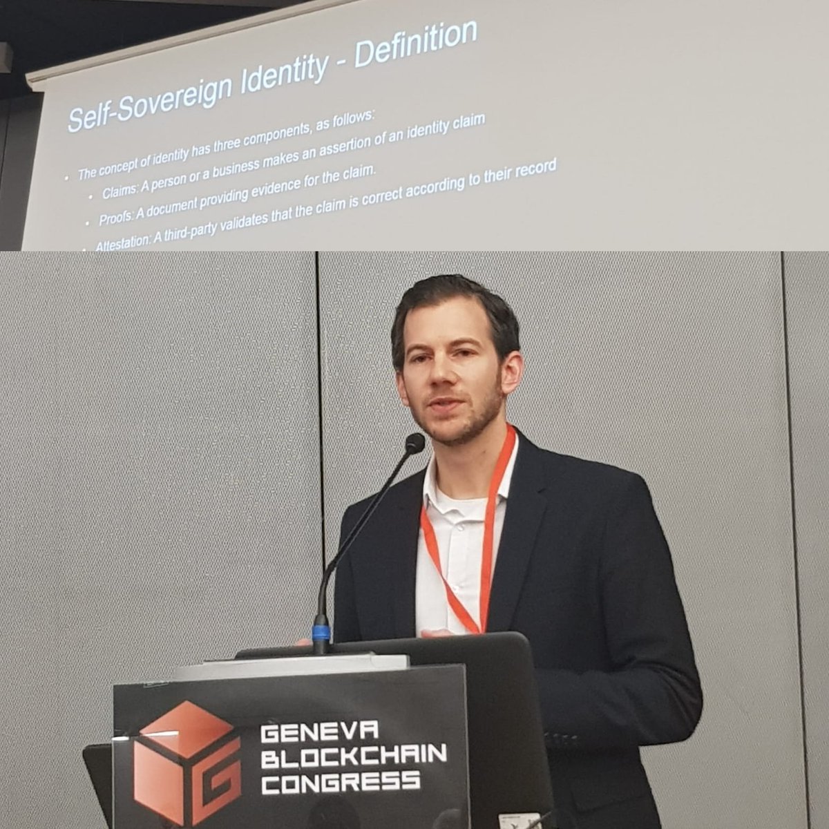 #GenevaBlockchain @rkogens is talking about the importance and potential of #DLT for #self-sovereign identities and #financial inclusion with a focus on the benefit for the #humanitarian good.
#LiveTweet <a href="/Palexpo/">Palexpo</a> <a href="/LabsMacro/">GenevaMacroLabs</a> @gvaBlockchain