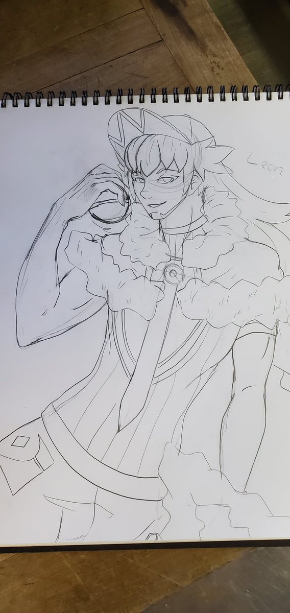 clueless201's tweet photo. I've done some other fanart of some of the gym leaders but I can't find them at the moment. So have a sketch of leon.
#fanart #pokemonfanart #cluelessart #PokemonSwordShield #leon #championleon #PokemonSwordandShield #sketch #fanartsketch https://t.co/fVF6RSl47w