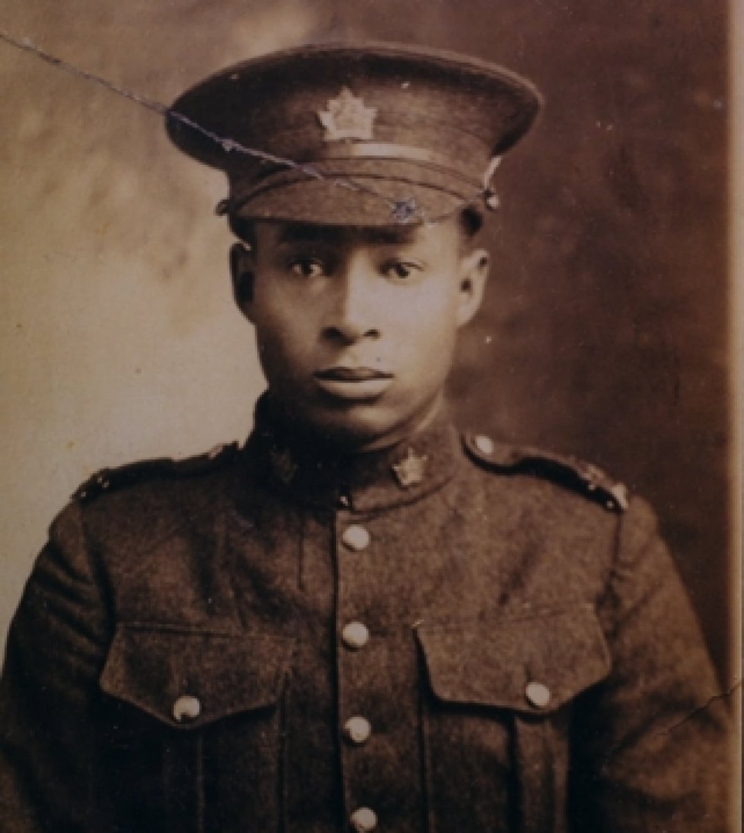 Born in Guthrie, Oklahoma.He settled in Alberta.When the war came, he joined No. 2 Construction Battalion. England. France. Then back to farming in the Prairies.Private Columbus Bowen is Us. #MLKDay  