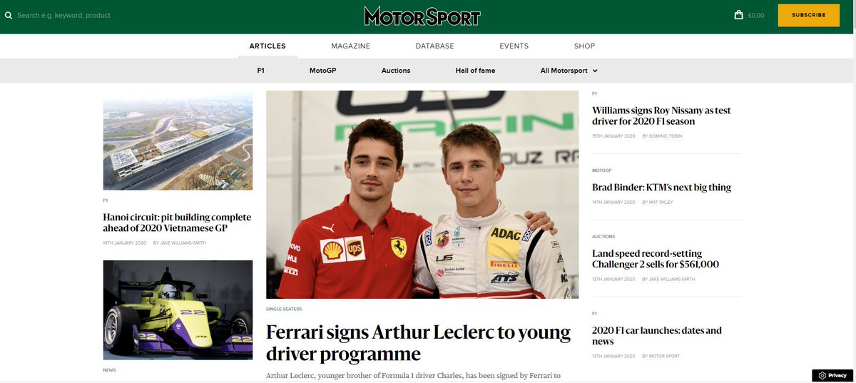 Motor Sport magazine tweet media