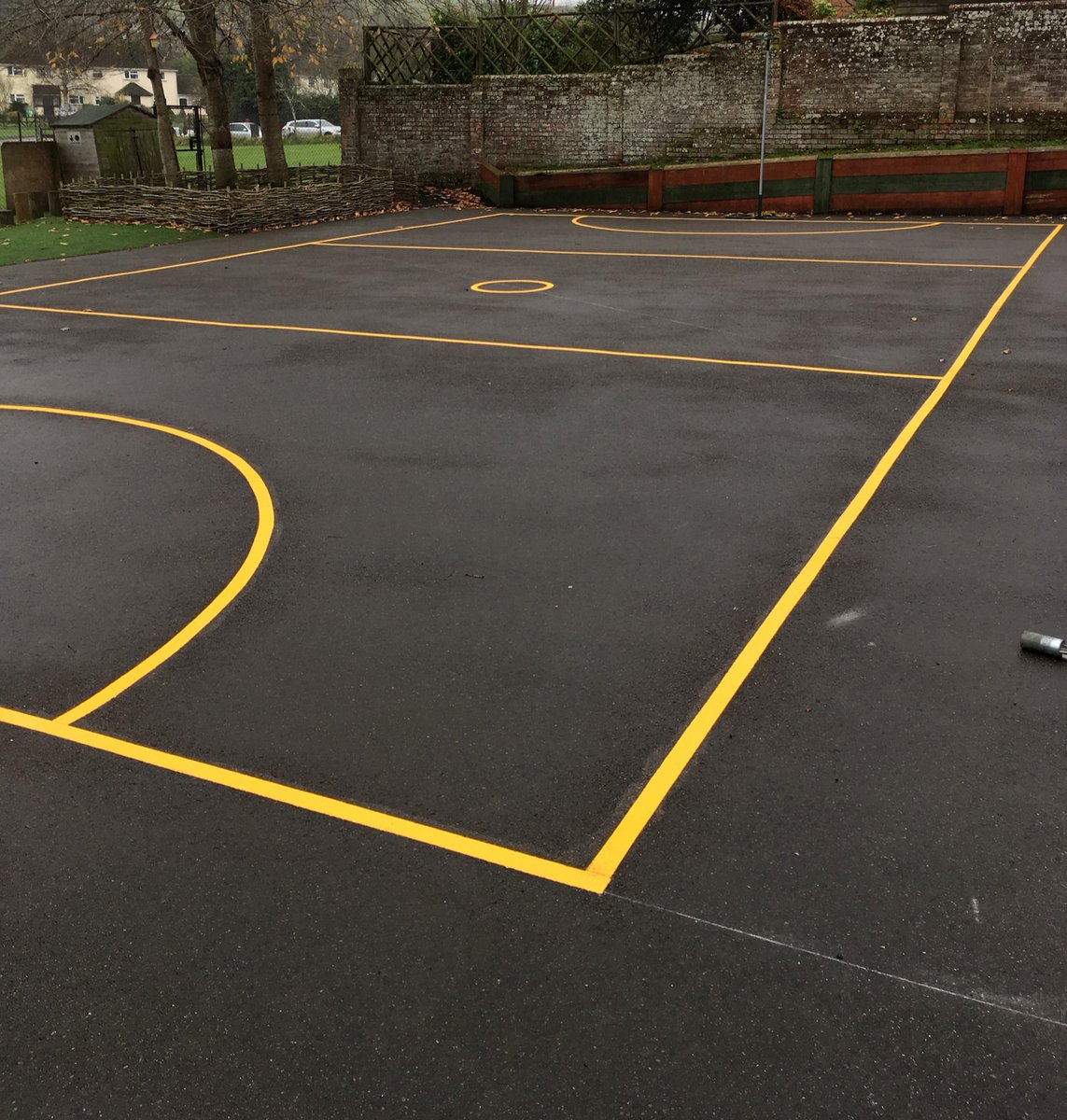 Wessexgrounds's tweet photo. Are your court markings looking a little worn out? Let us come and brighten them up for you! #WGS #netballcourts #courtmarking #schoolgroundsmaintenance https://t.co/PPV7pD7R1V