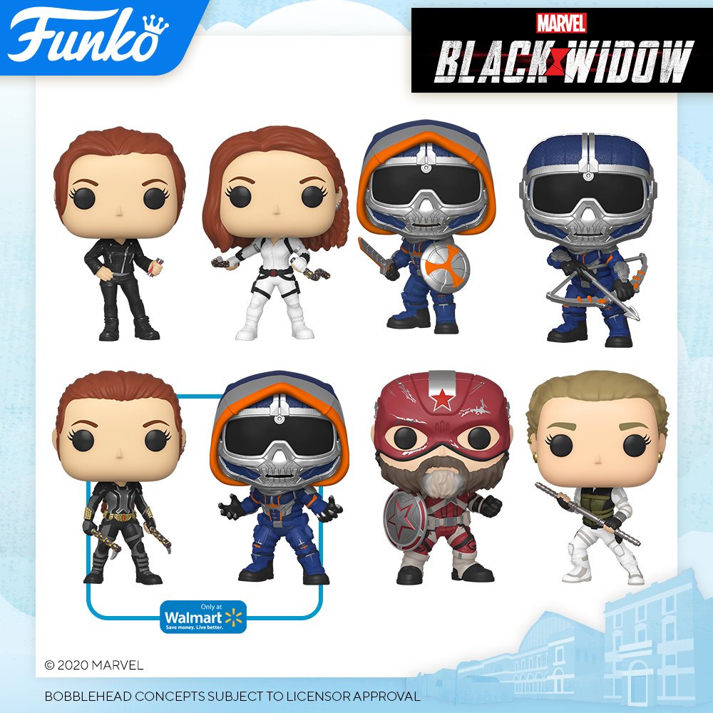 black widow funko pop list