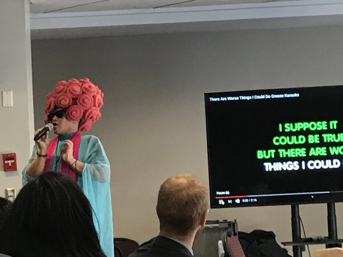 pcdockrill's tweet photo. @china doll ⁦@AlgonquinColleg⁩ Staff Caf Karaoke! https://t.co/xgu0ZoHwBl