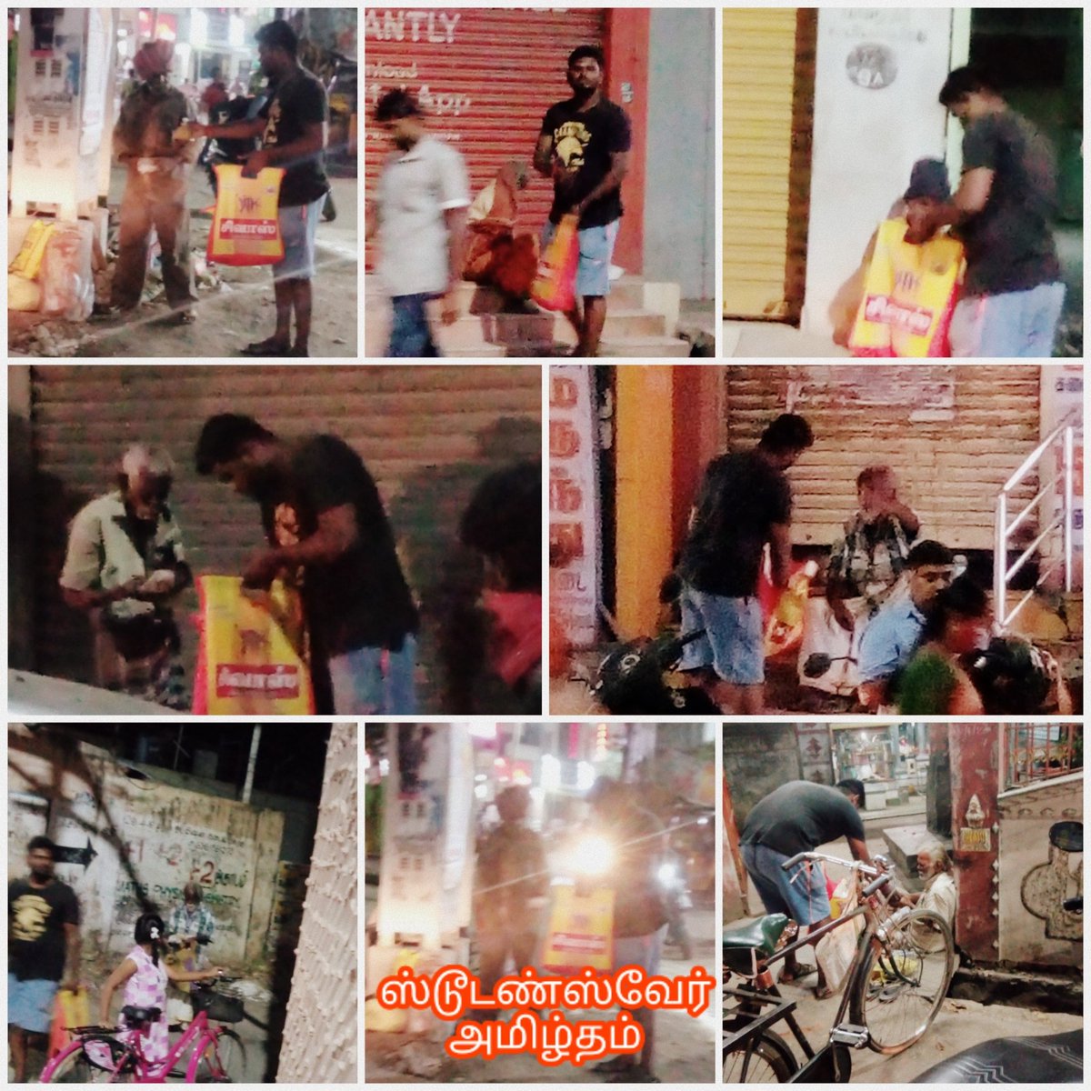 Studentswarein's tweet photo. Studentsware Amizhdham!
Tonight provided Food to Road Side Needy People in  Pattaikoil, Kamala hospital surroundings at Salem By Our Team Studentsware🥰❤
#DoServiceAsRevolution!🔥 https://t.co/E3Tt0IyySx