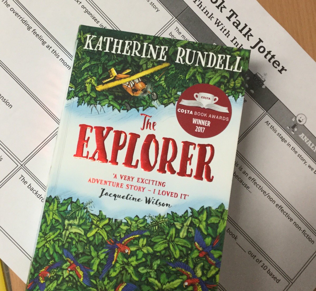 CroxbyPrimary's tweet photo. The Meerkats loved reading the first chapter of this exciting childrenβs novel set in The Amazon Rainforest. We love guided reading using book talk.#meerkatmagic #croxbymagic #thisisouryear https://t.co/Cwb0SaJ4k0