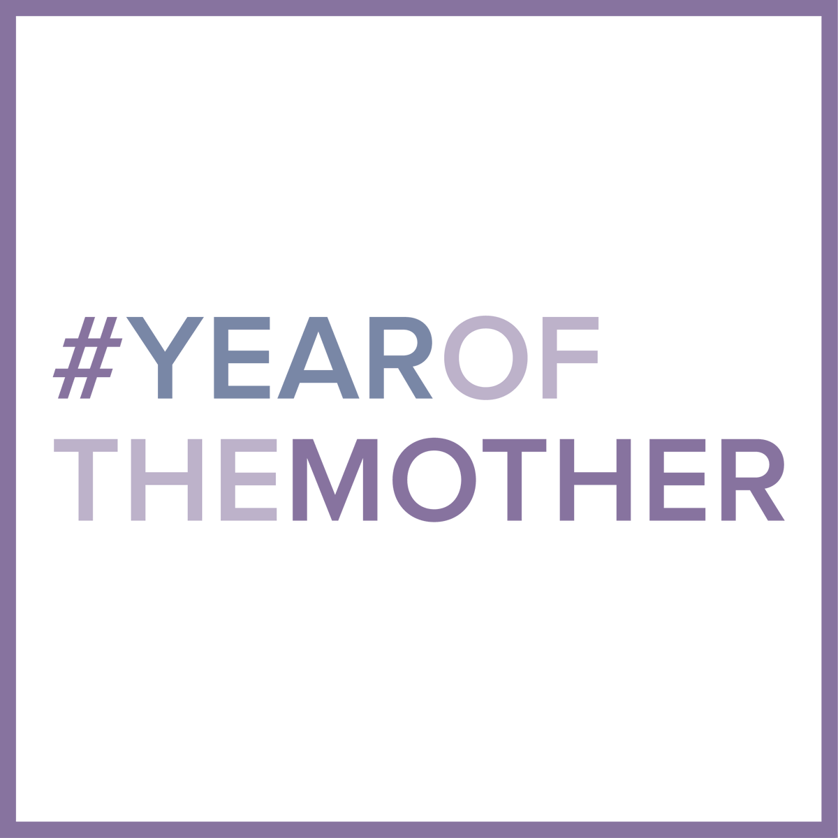 Becuase it's time to take motherhood seriously. #yearofthemother 💪