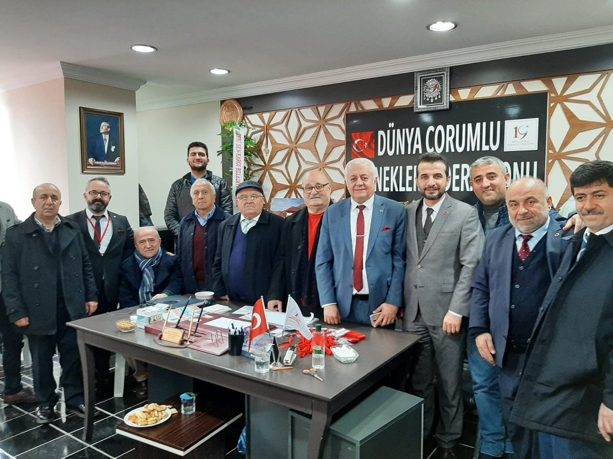 İlçe Başkanımız Sn.Adem BOZ ve Yönetim Kurulu Üyelerimiz Dünya Çorumlular Derneği'nin Genel Merkez Açılışına Katıldılar.Kıymetli Dernek Başkanımız ve Ekibine Çalışmaların da Başarılar Diliyoruz.