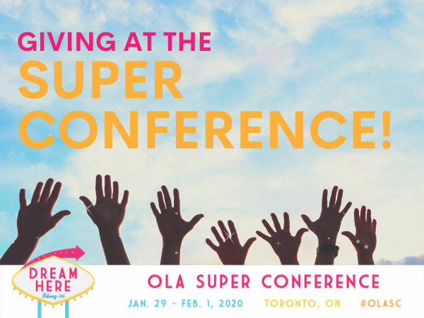ONLibraryAssoc's tweet photo. Are you joining us at #OLASC next week? Help us give back to the community! OLA staff will be collecting new socks for @StreetHealthTO throughout the conference. Also help us raise $10,000 for our Annual Fundraising Campaign the #IReadCanadian Fund. https://t.co/DBWlkfD16p https://t.co/pT7DIj0fJx