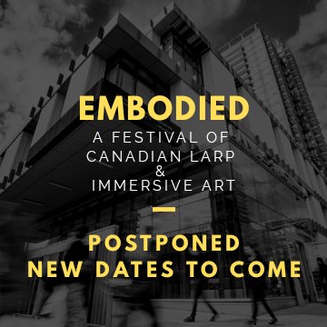 Embodied_Fest's tweet image. Announcement from the #EmbodiedFest team - thank you for your patience and support. #larp