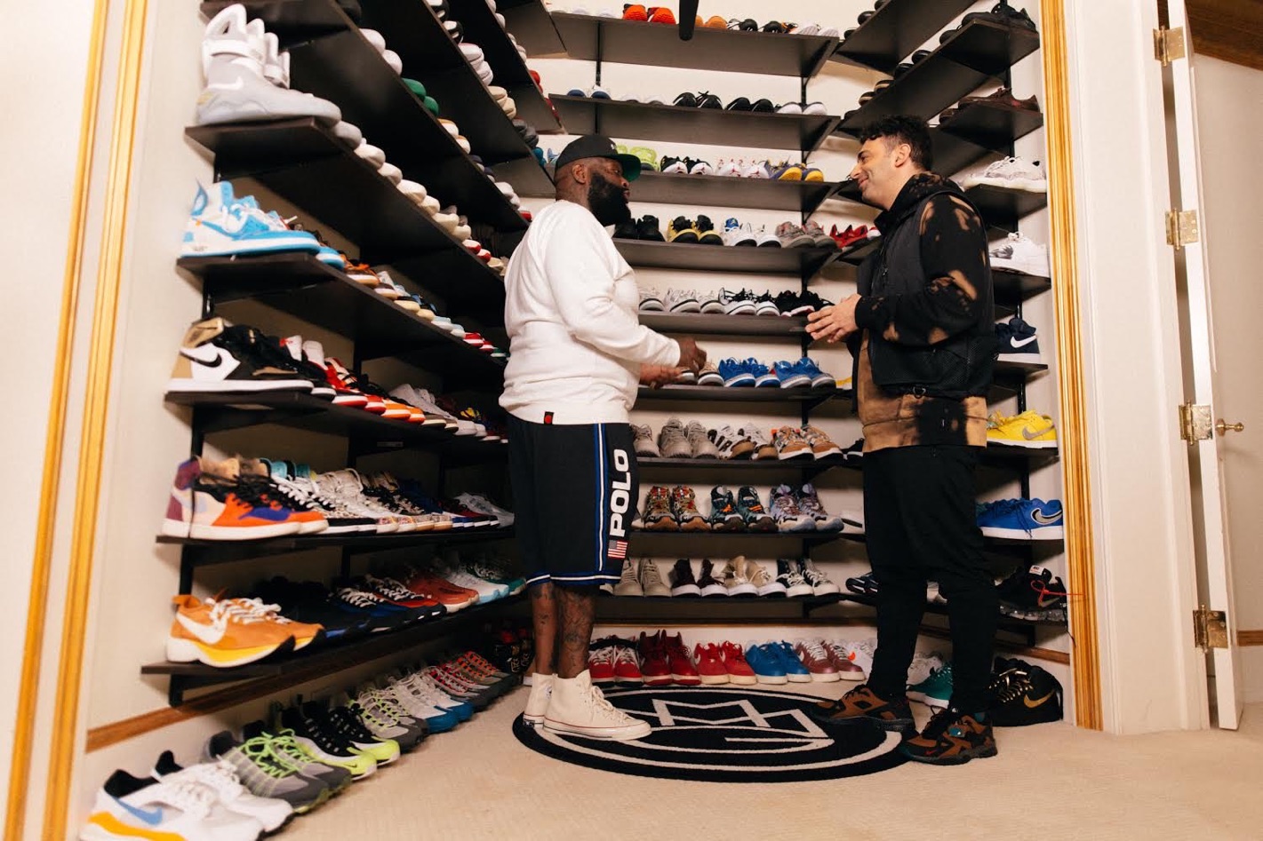 J23 iPhone App on X Rick Ross shows off his insane sneaker collection and 100 plus room mansion on Complex Closets with JLaPuma Watch https t HaHtnmfzR1 https t 3nPSqyKX72 X