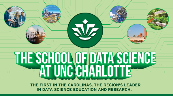 Did you hear the news? We’ve officially launched the School of Data Science! Be sure to follow ➡️@uncc_sds for the latest news and important info about our HIA program. Due to our rebranding, this account will be deactivated by 2/13.
