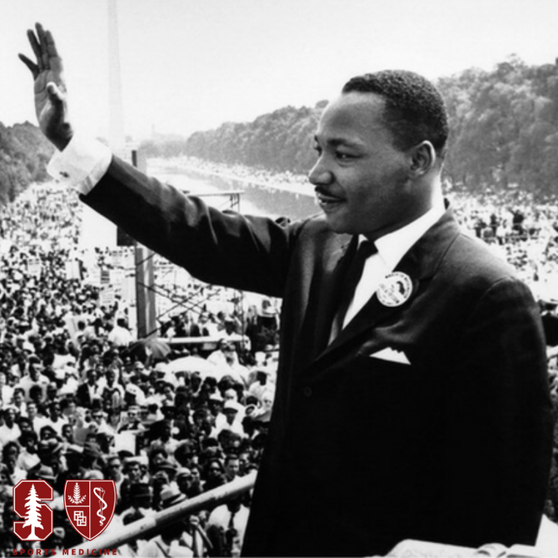 SU_SportsMed's tweet photo. Surrounded by people who will continue to pave the road that you have started Dr. King! Thank you 🤓🌲 #GoCard #dowhatisright #notwhatiseasy #foreverthankful https://t.co/SicSME9g2L
