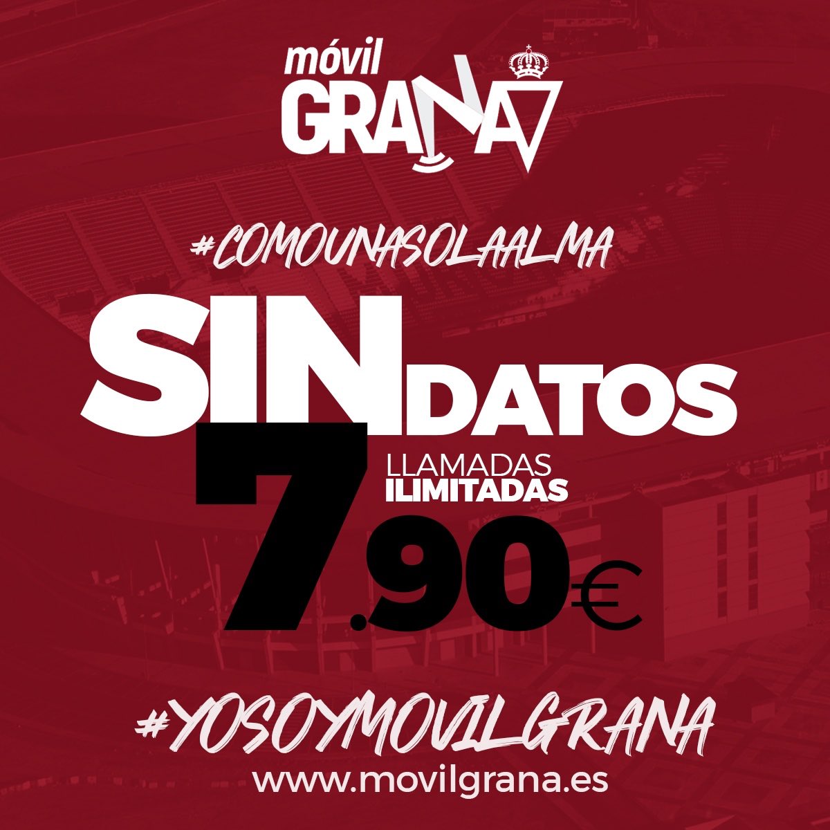 realmurciacfsad's tweet photo. / #MóvilGrana / Las tarifas más #granas del @realmurciacfsad al mejor precio:
#SoyGrana #HazloTuyo #MásVivo y #ComoUnaSolaAlma 😍
Hazte #grana aquí: https://t.co/H5FQjsQHbr https://t.co/9Ovh1yqLI2