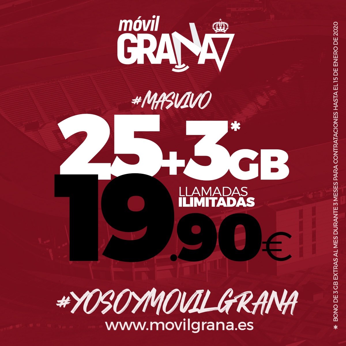 realmurciacfsad's tweet photo. / #MóvilGrana / Las tarifas más #granas del @realmurciacfsad al mejor precio:
#SoyGrana #HazloTuyo #MásVivo y #ComoUnaSolaAlma 😍
Hazte #grana aquí: https://t.co/H5FQjsQHbr https://t.co/9Ovh1yqLI2