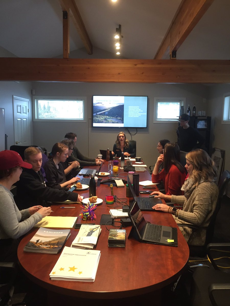 With a welcome by Instructor Angie Halas at Tourism Kamloops, SuperHost Destination Ambassador Training is official launched in this city! <a href="/TourismKamloops/">Tourism Kamloops</a> #superhost