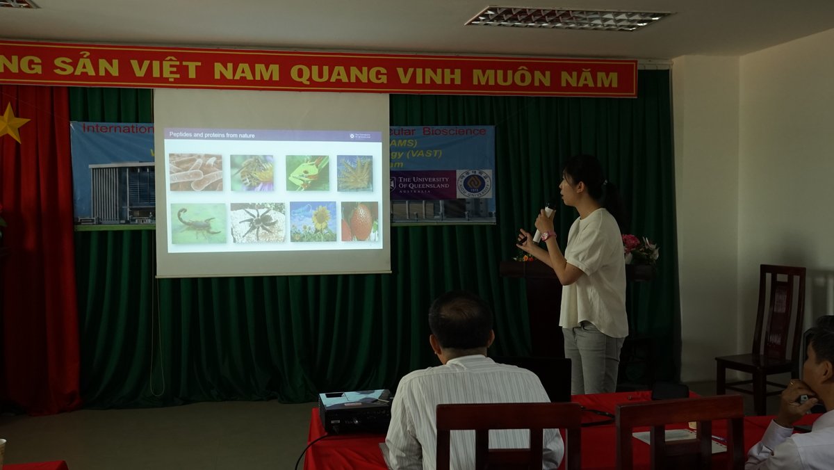 DrLyc_Angeline's tweet photo. I had a great time networking with young and talented scientists at the international workshop at VAST, Saigon. https://t.co/xfnk5IZOdA